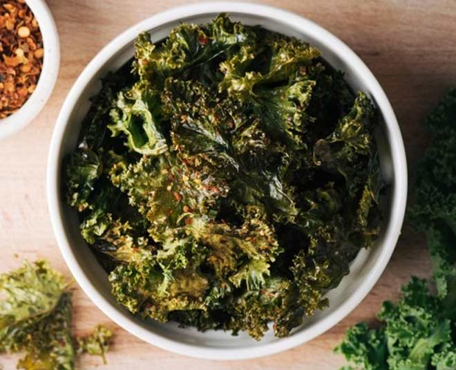 kale chips and baking