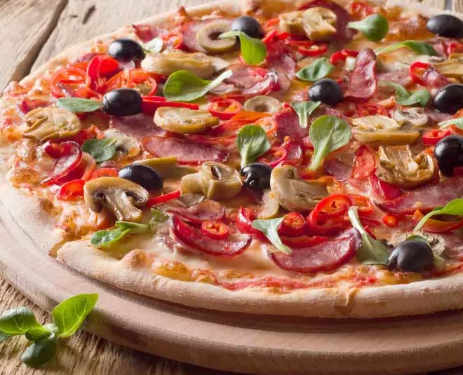 शिमला मिर्च पिज्जा shimal mirch pizza