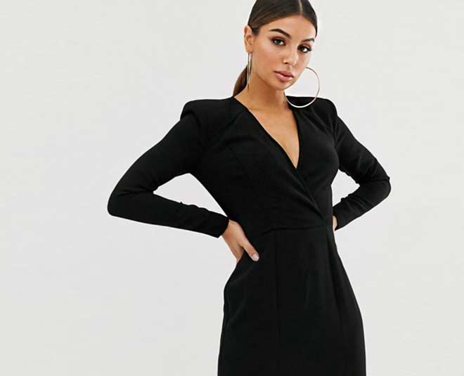shoulder pad dress