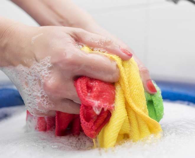 wash designersuits at home