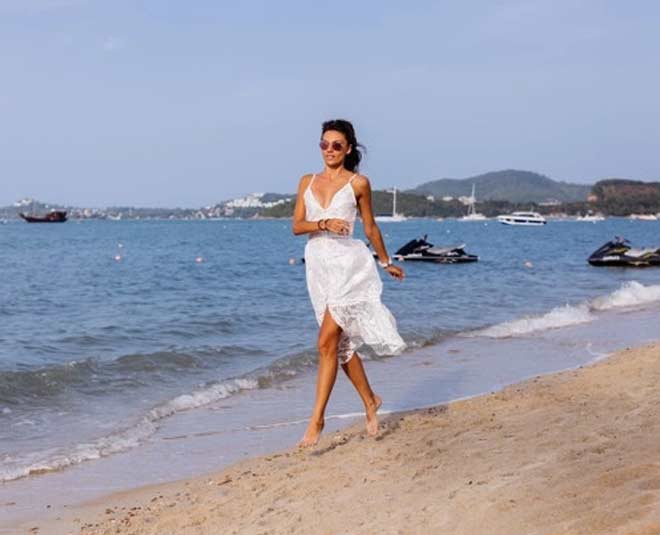JIM & NORA Elegant Women Summer Casual Beach Sundress Short Sleeve Pleated  Midi Dress Soild Colour O Neck Tunic Dresses Fashion