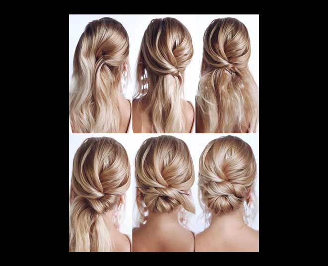 cinnamon bun hairstyle