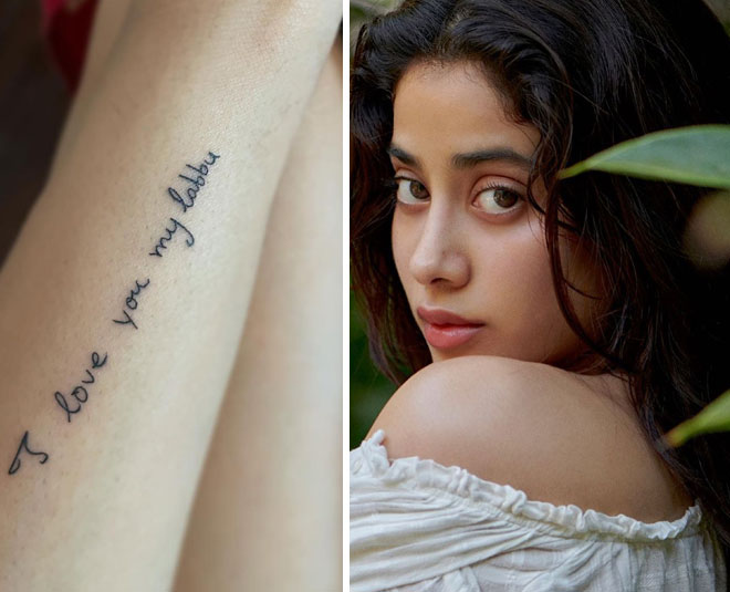 Know what is The reason behind Janhvi Kapoor's New Tattoo | Janhvi Kapoor  News | ETV Bharat - YouTube