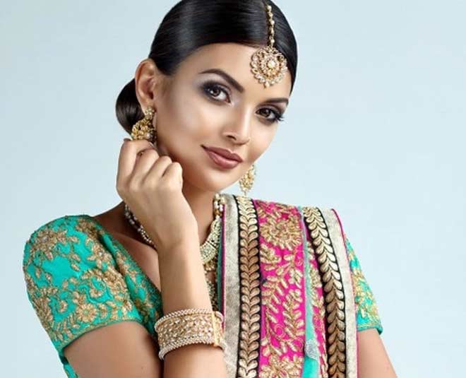 karwa chauth look and minimal jewellery