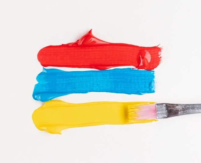 red yellow blue for black color