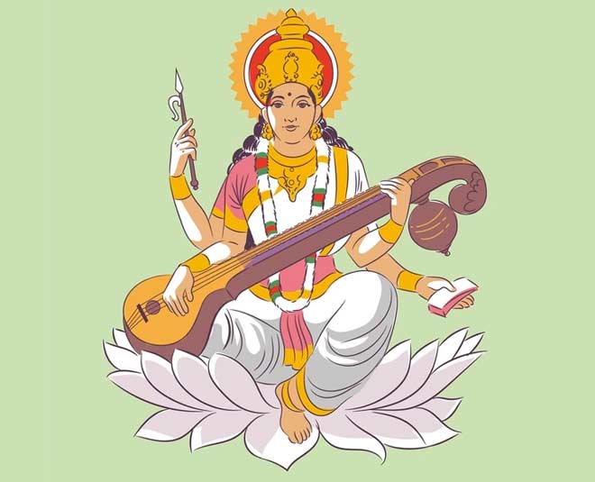 स्टडी रूम में गणेश जी और सरस्वती की तस्वीर रखें saraswati image for study