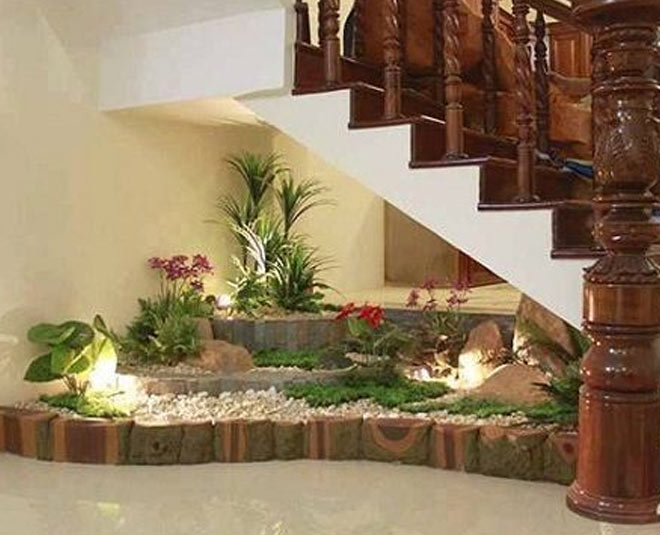 space near stairs inside 