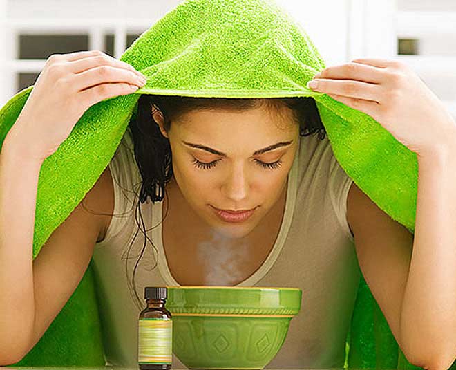 steaming for glowing skin