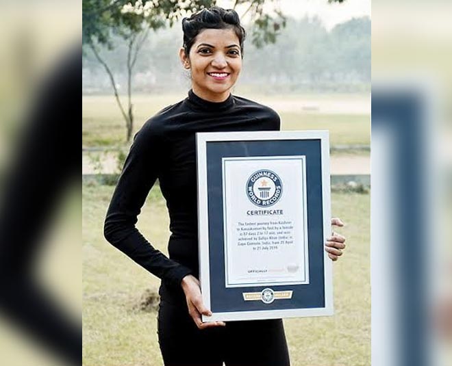 India's Sufiya Khan Sets A Unique World Record