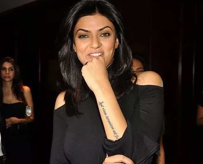 sushmita sen tattoo