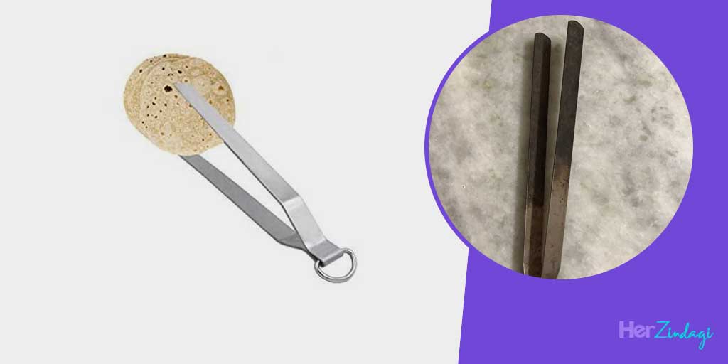 How to Clean Black Stains From Roti Tongs In Hindiकाला हो गया है रोटी