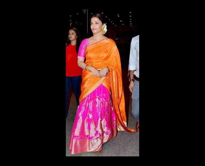 Pink and orange outlet dress combination