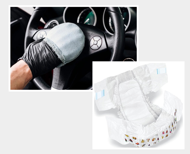 कार के भीतर करें सफाई cleaning car inside