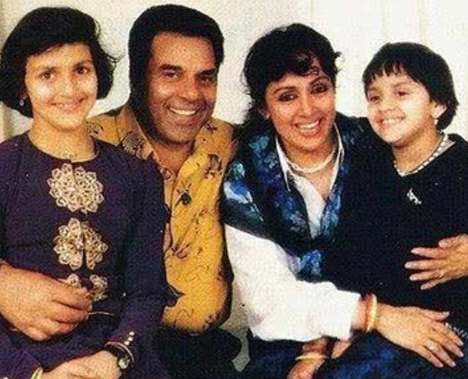 hema and dharmendra mother