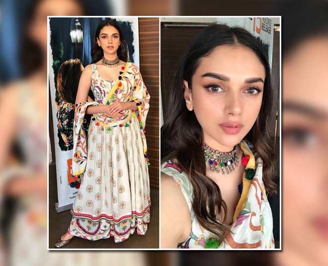 how to accessorise anarkali choker aditi rao