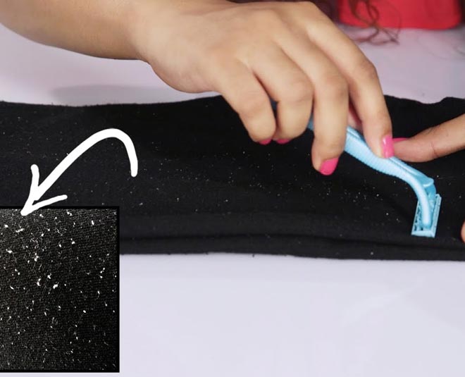 how to remove lint from jeans Inside 
