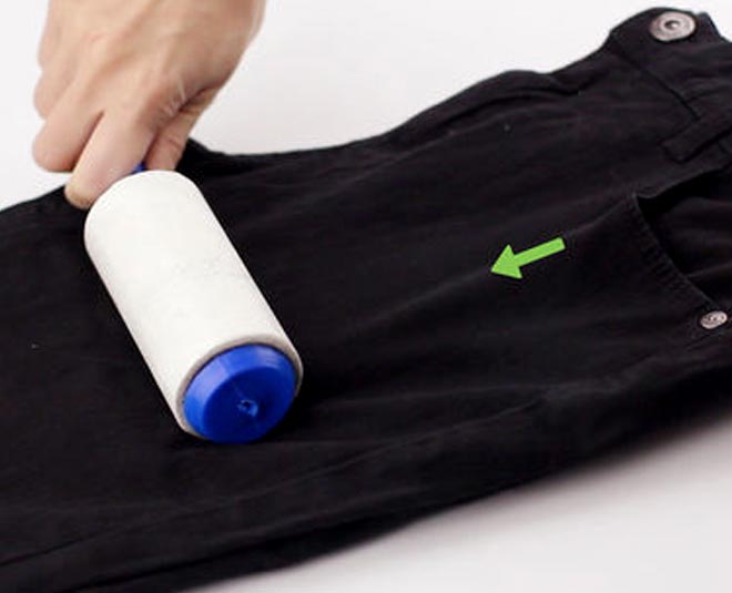 how to remove lint from jeans Inside 