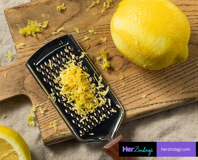 lemon peel powder use