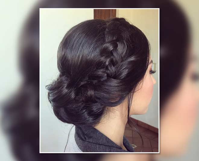 lo side bride bun