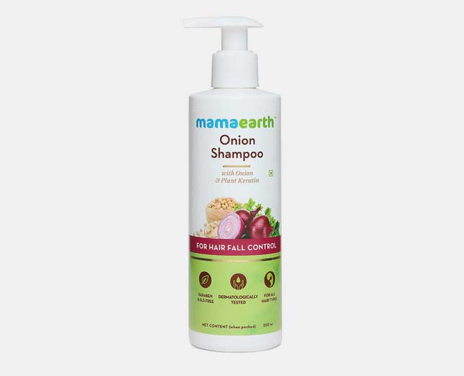 mamaearth onion hair fall shampoo