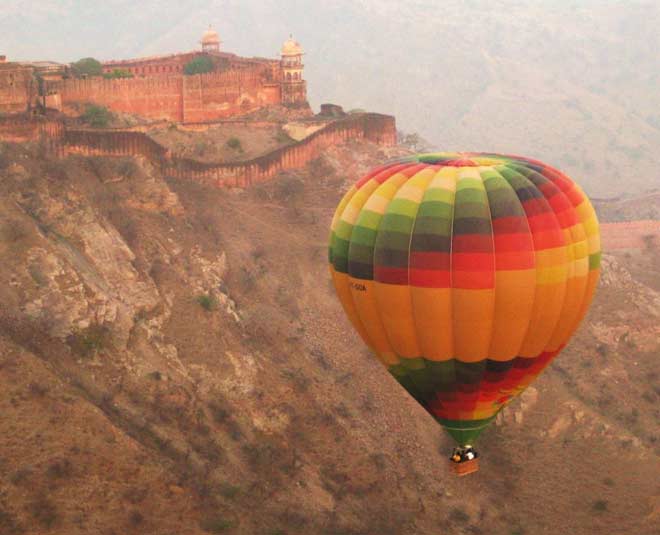 राजस्थान popular places for hot air balloon rides in india jaipur inside