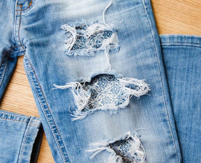 ripped jeans and bottom