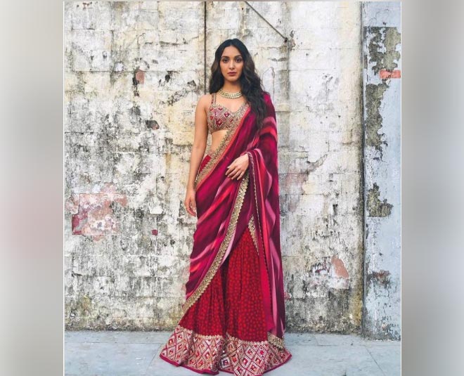 शरारा साड़ी लुक shershaah actress kiara advani stylish looks