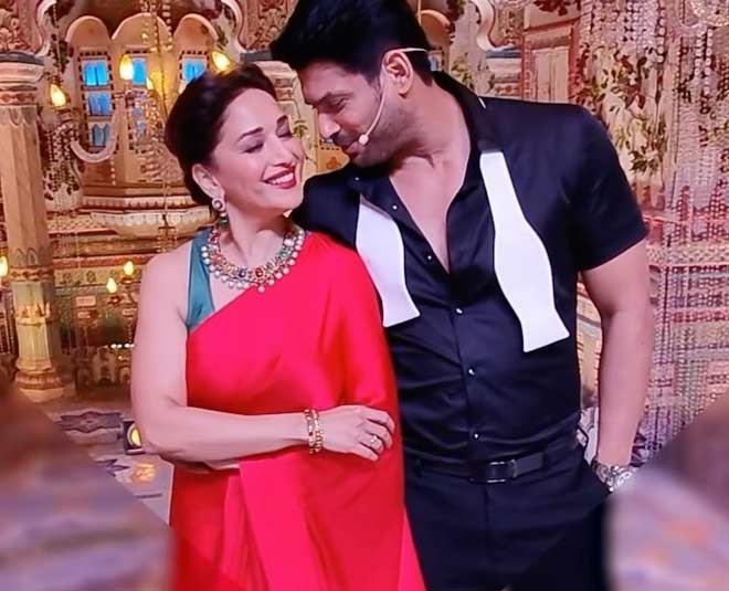 माधुरी दीक्षित के साथ सिद्धार्थ शुक्ला sidharth shukla dance deewane