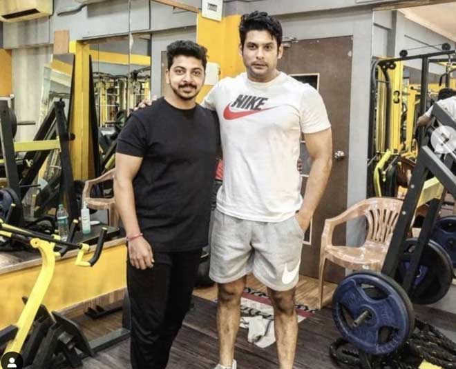 सिद्धार्थ शुक्ला के जिम की तस्वीर sidharth shukla fan following