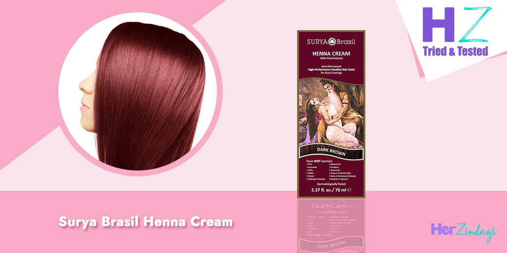 HZ Tried & Tested Surya Brasil Henna Cream Hair Dye Detailed ReviewHZ Tried & Tested Surya