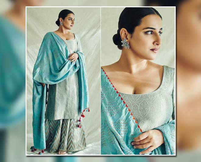 vidya dupatta  draping