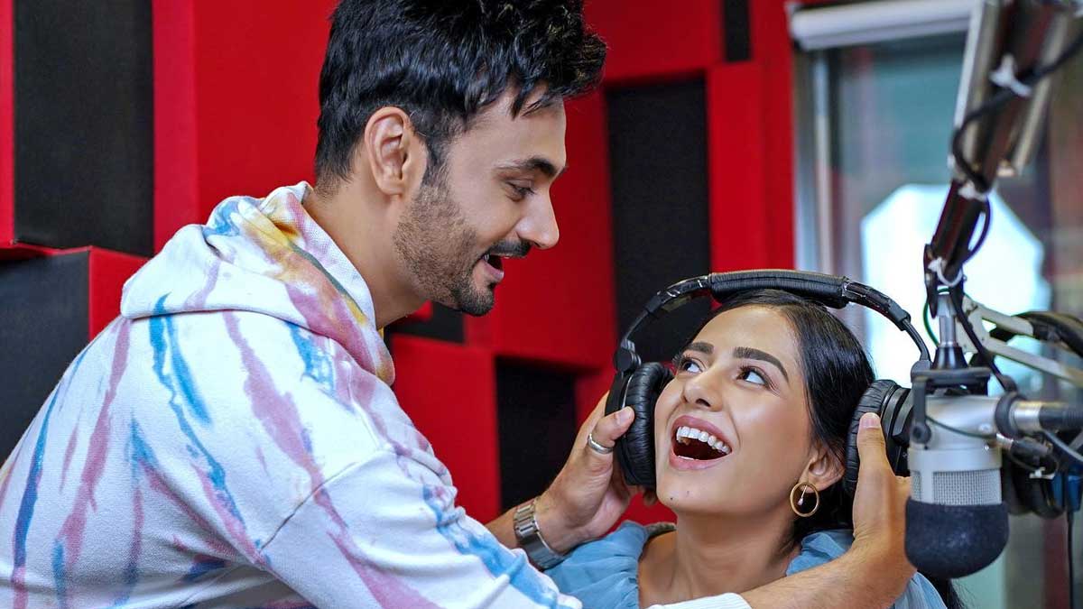 Amrita Rao and RJ Anmol