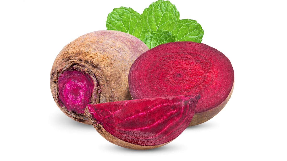 Beetroot red colour