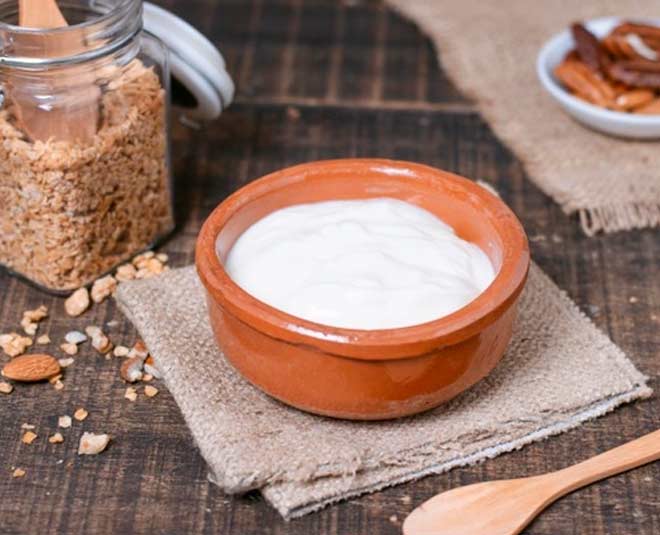 Curd scalp for dandruff