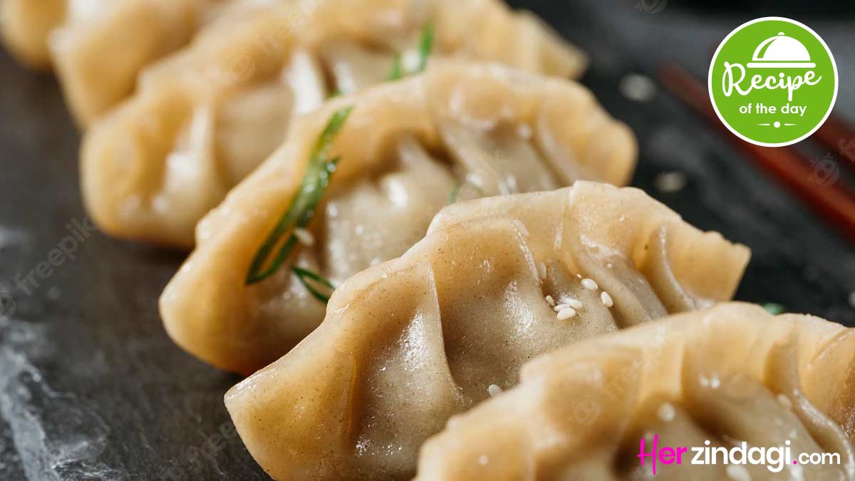 Easy Whole Wheat Chicken Momos Recipe in Hindi।गेहूं के आटे से मोमोज