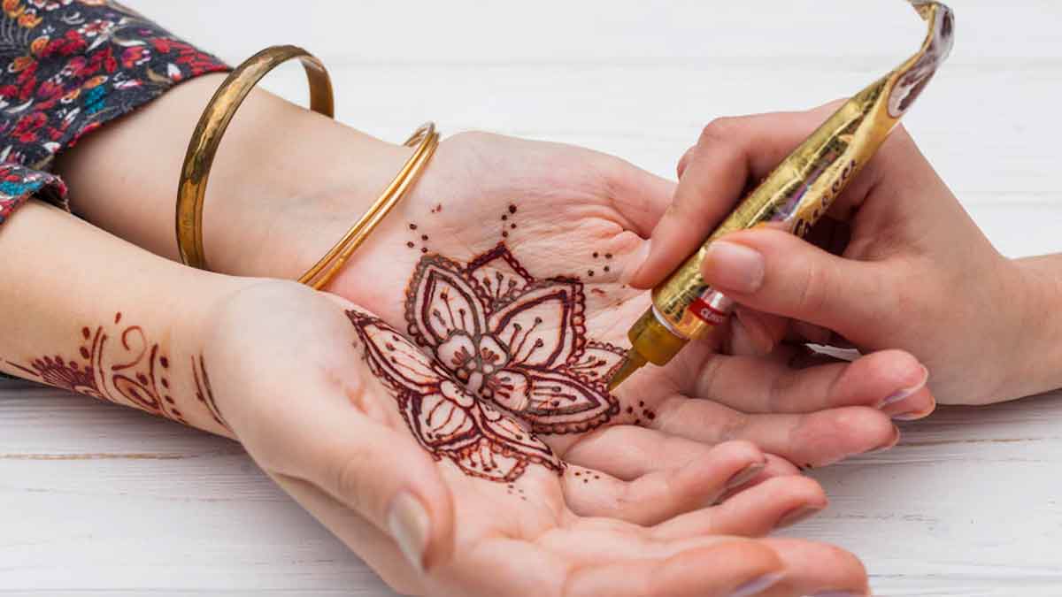 बिना किसी ट्रिक के अरेबिक मेहंदी लगाना सिखे - आसान मेहंदी डिजाइन -  Jewellery Mehndi for Beginners - YouTube