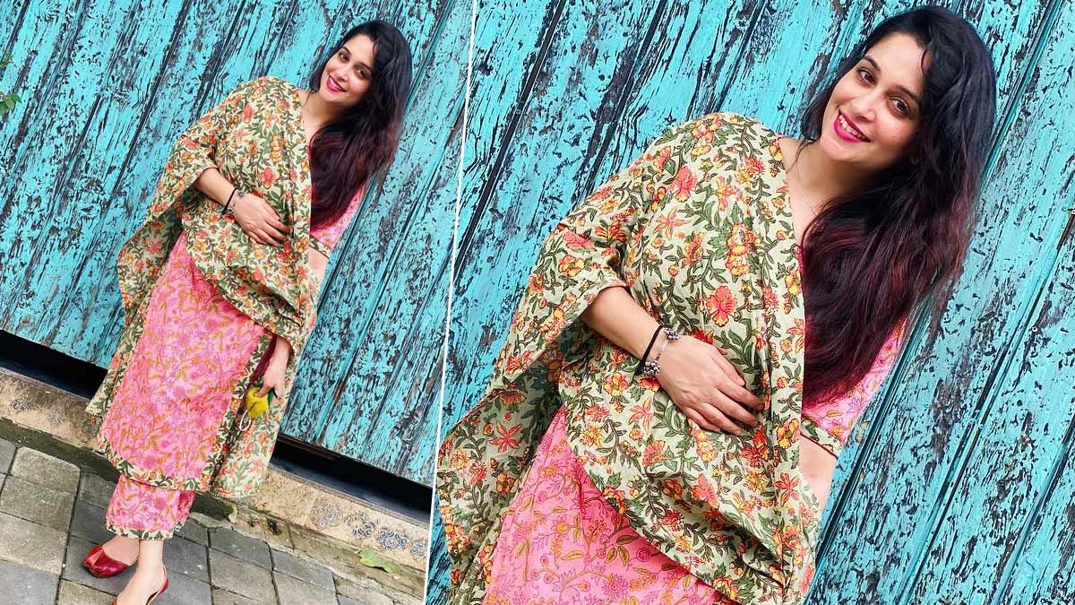 लॉन्ग कुर्ती विद प्रिंटेड दुपट्टा Long kurti with printed dupatta