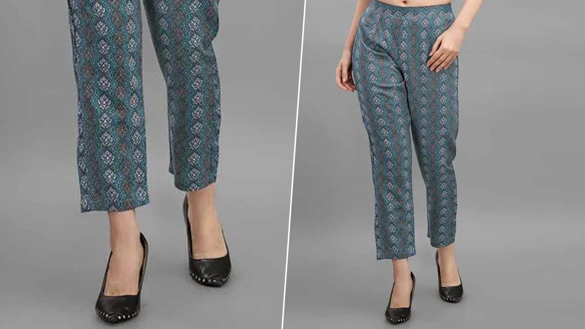 Printed Cigarette Pants Designs