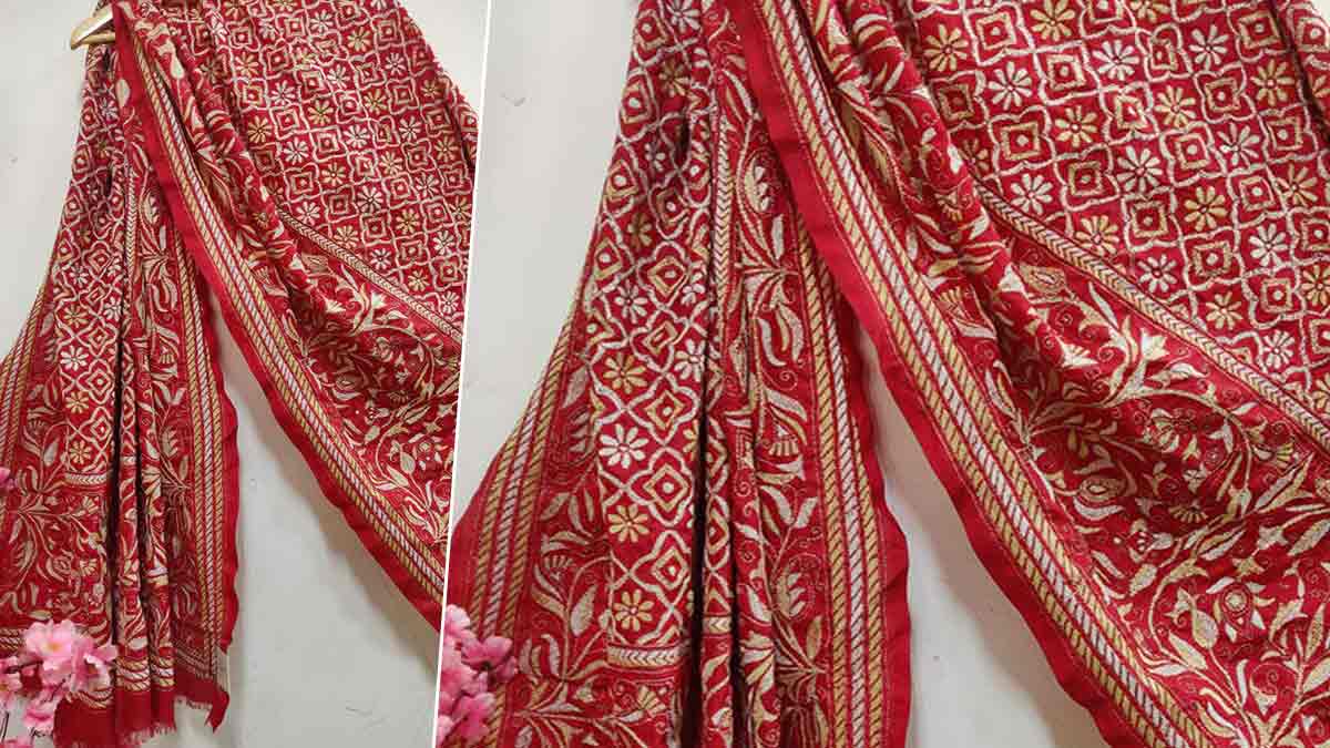 Red salwar suit ideas  with creamy suit