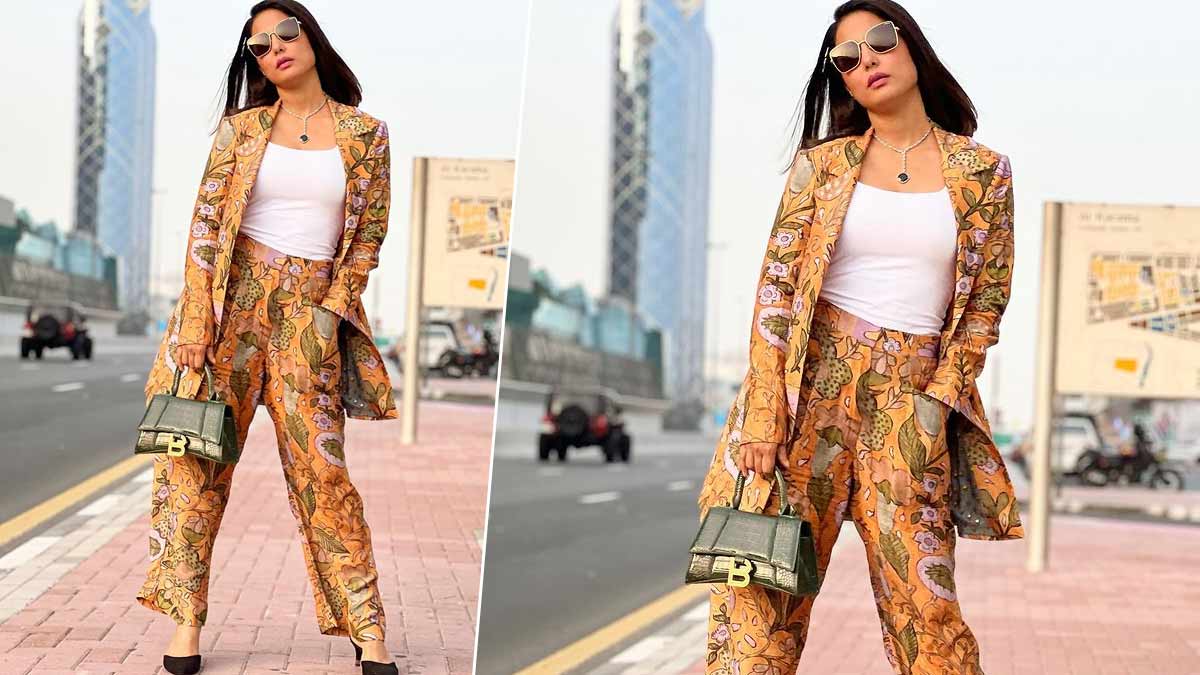 वेस्टर्न ड्रेस Westren dress look of hina khan