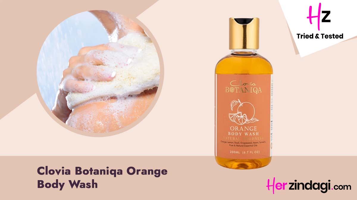 clovia botaniqa orange body wash review