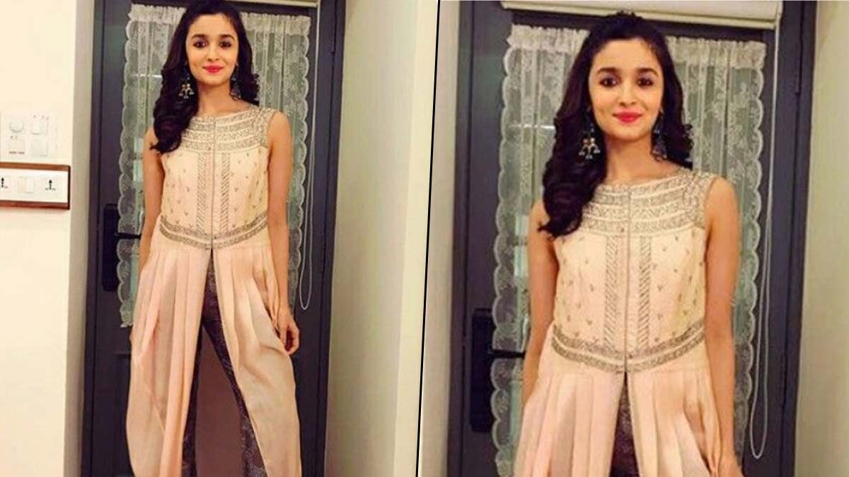 dhoti style pant suit