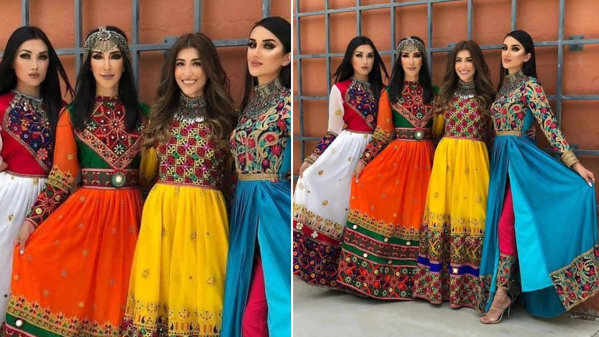 different ways to style afghani suit
