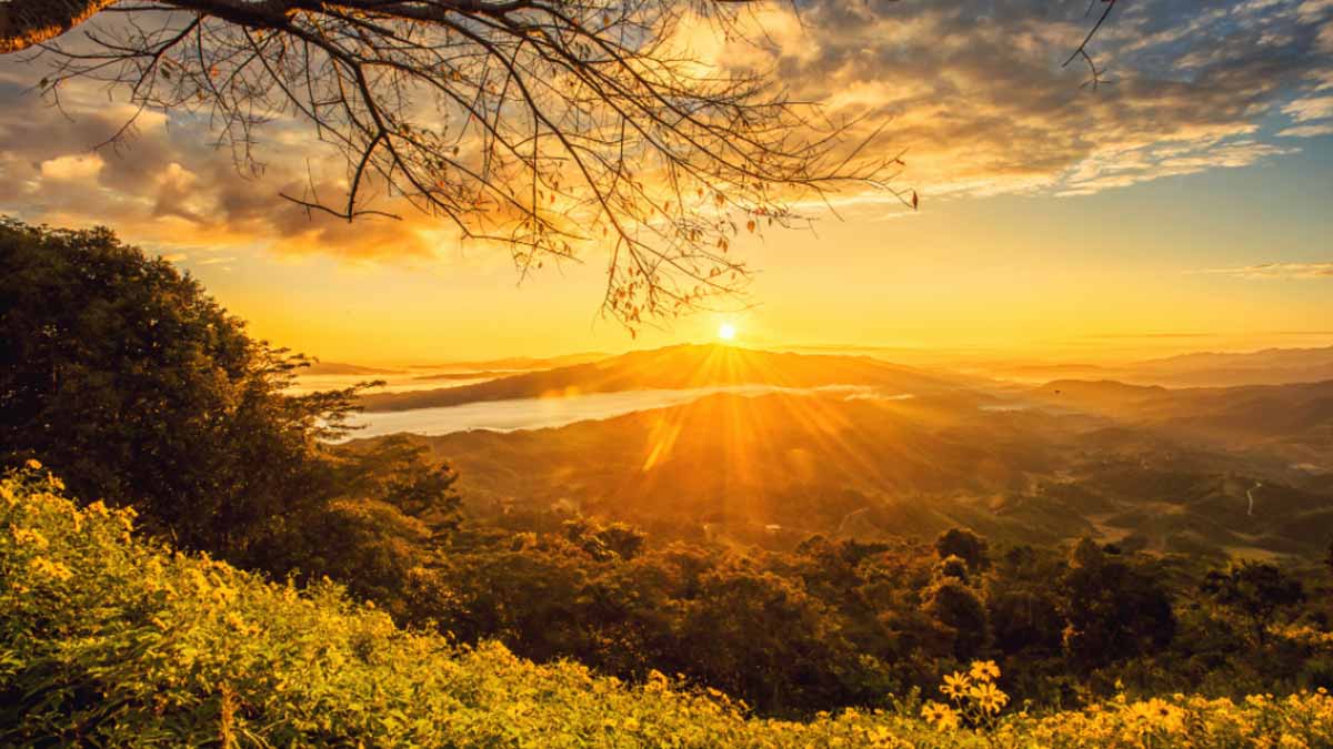 eat with sun in hindi