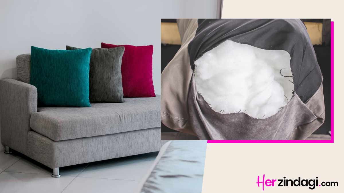 How To Fix Sagging Sofa Pillowsसोफा कुशन ठीक कैसे करें Sofa Cushions