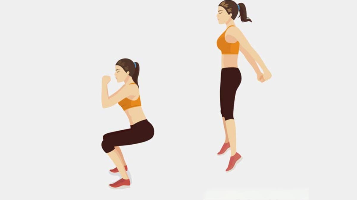 jump together for rounded butt