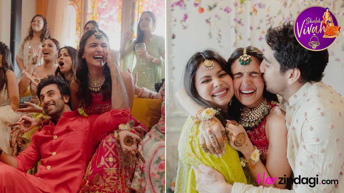 Sister Shaheen shares a gorgeous image from mehendi ceremony as Alia Bhatt,  Ranbir Kapoor complete one month of marriage | Indiablooms - First Portal  on Digital News Management