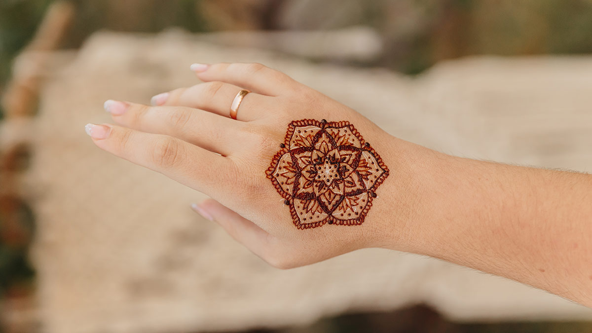 Lotus Design lotus mandala mehendi design