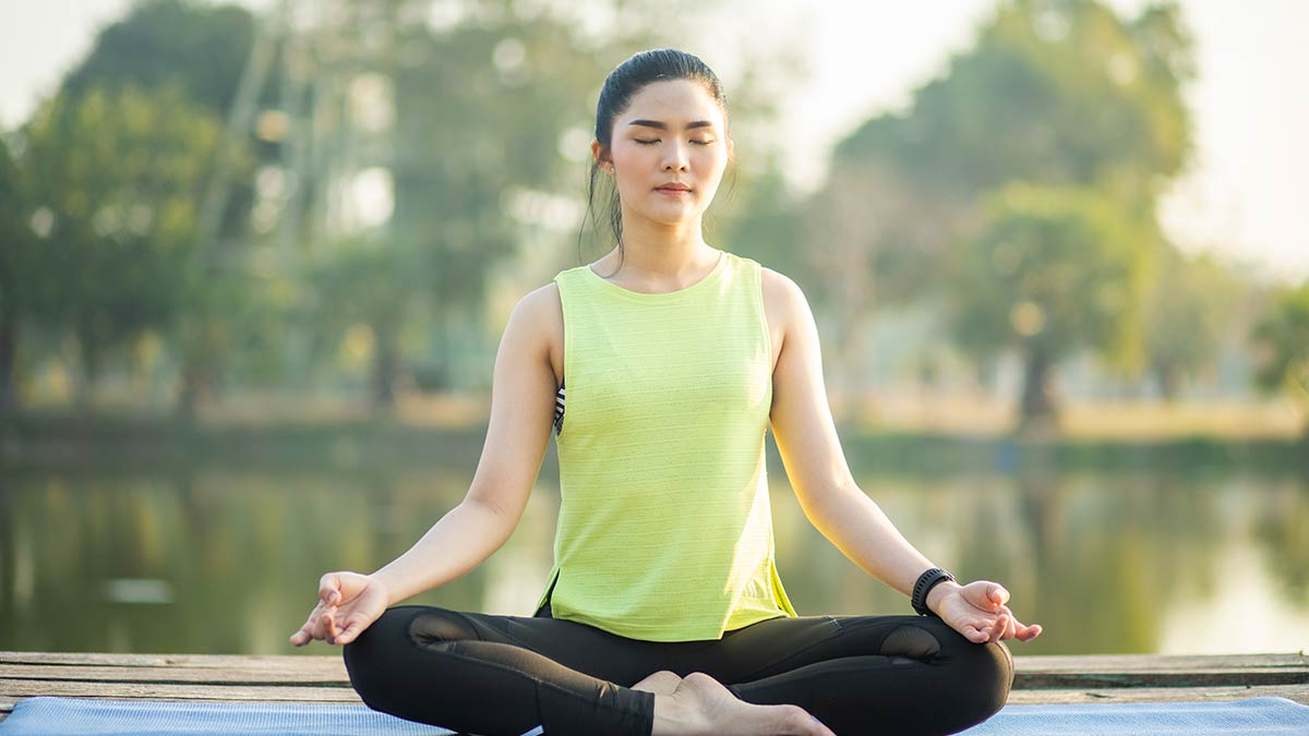 lotus pose for tridosha