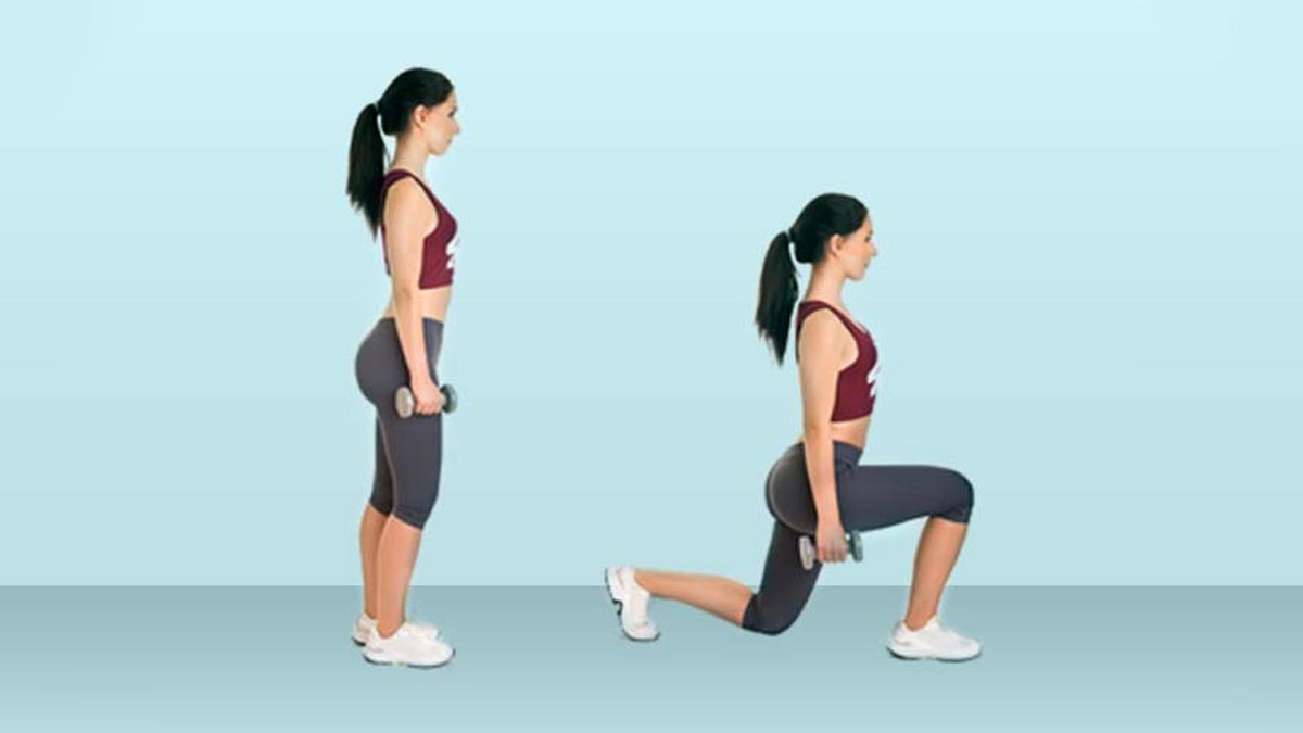 lunges for rounded butt